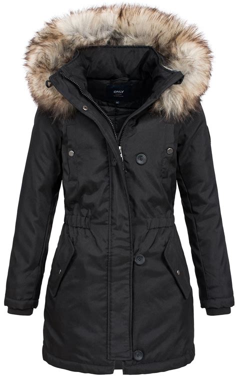 Only Damen Jacke Winterjacke Parka Damenjacke Winterparka Mantel