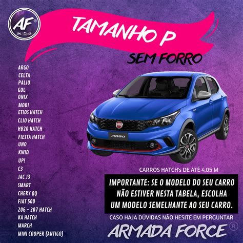 Capa Para Cobrir Carro Automotiva Armada Force Forrada 100 Impermeável