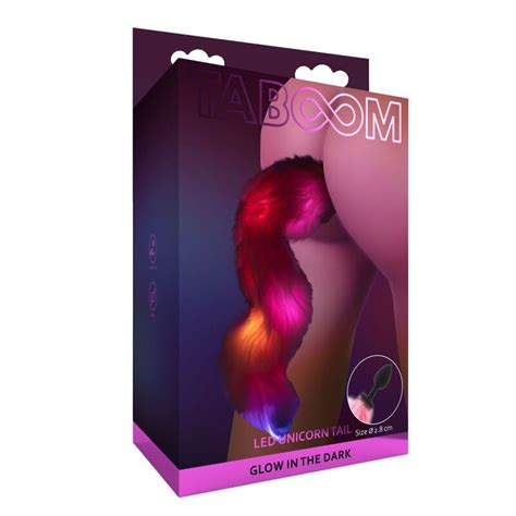 Taboom Unicorn Tail Anal Plug Mit Led Schwarz Erotikfactory Ihr