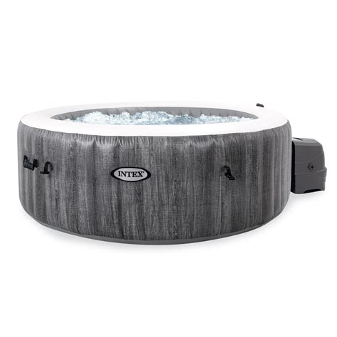 Intex Person Jet Round Inflatable Hot Tub In Gray Wayfair