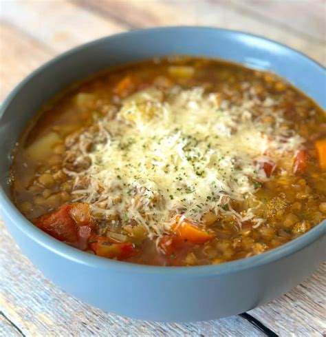 Lentil Potato Soup Recipe Italian Style Thrift And Spice