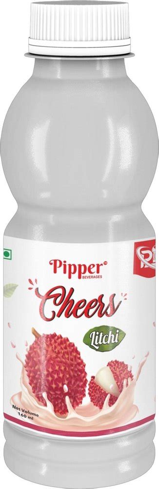 White Sugar 160ml Pipper Cheers Litchi Juice Packaging Type Bottle At