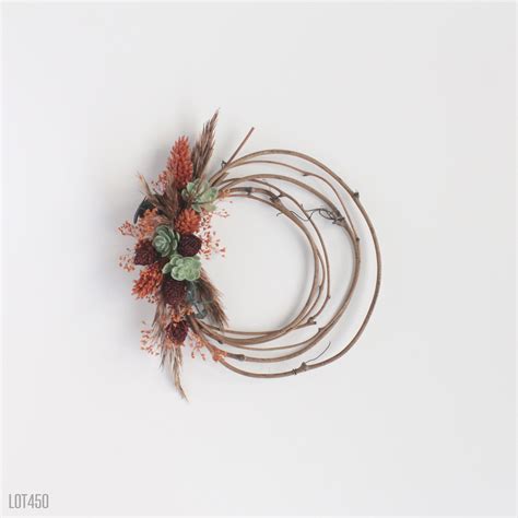 Little Fall Wreath with Dried Flowers