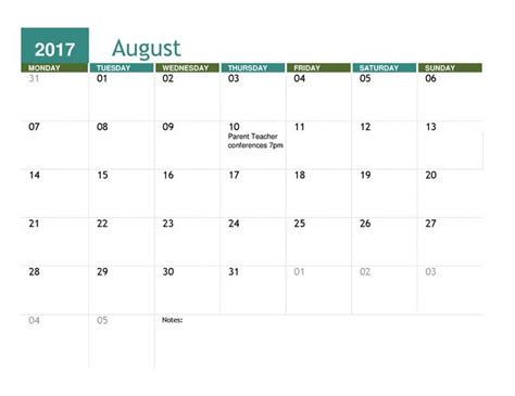 Free Templates For Social Media Documents And Designs Microsoft Create Excel Calendar