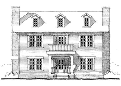 House Plan Colonial Plan Square Feet Bedrooms