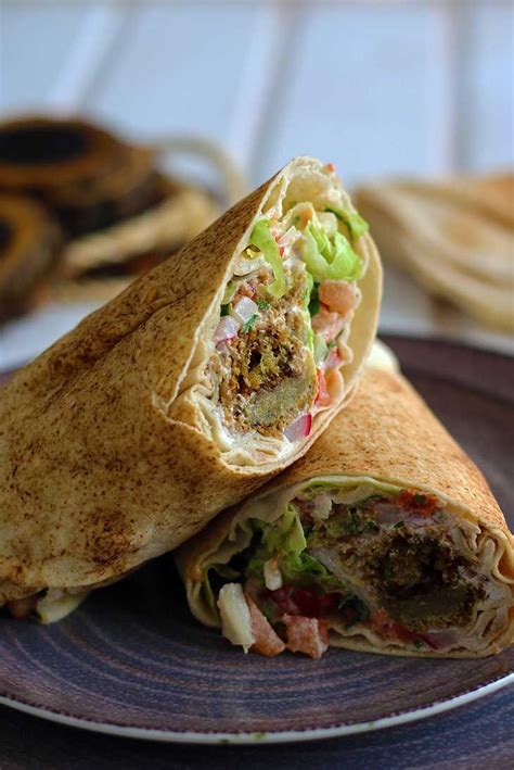 falafel wrap recipe | Recetas vegetarianas, Comida, Empanaditas dulces