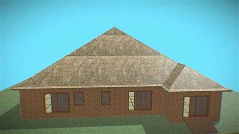 3D model Japanease Style Hut - with interior VR / AR / low-poly | CGTrader