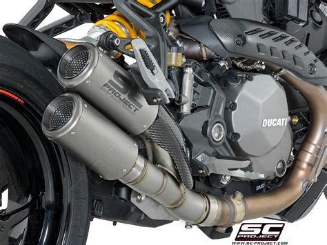 Dual Cr T Exhaust By Sc Project Ducati Monster 1200s 2018 D24 Dt36t