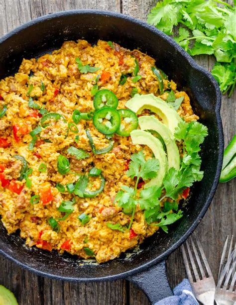 Spicy Tex Mex Scrambled Eggs Keto High Protein Yummy For Adam