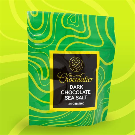 21 Dark Chocolate Sea Salt Cbdthc 10pk 200mg Cbd100mg Thc