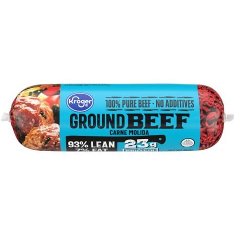 Kroger® 937 Lean Ground Beef Roll 3 Lb Fred Meyer