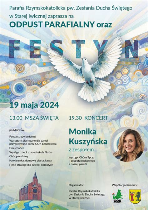 19 maja 2024 odpust parafialny oraz festyn Parafia pw Zesłania