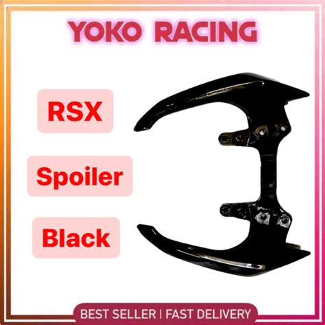 Honda RSX 150 RSX150 RS X 150 RSX 150 Spoiler Black L Bar Rear Grab