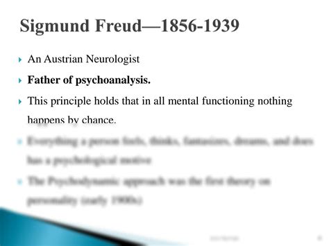 SOLUTION: Freud psychosexual stages of development - Studypool