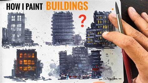 How To Paint Buildings Real Easy Youtube