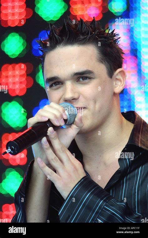 Gareth Gates Pop Singer Pop Idol Runner Up Stock Photo Alamy