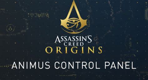 Assassin's Creed Origins Animus Control Panel Coming to Windows ...