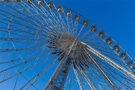 Ferris Wheel in Vieux Port - Marseille France Stock Image - Image of ...