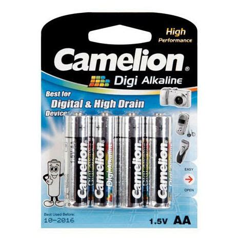 Camelion Digi Alkali Aa LR6 1 5V 4 St Blister LR6DC