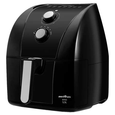 Air Fryer 5 Litros Britânia - Fritadeira Air Fryer Britânia 5,5 litros Redstone 1500W BFR50