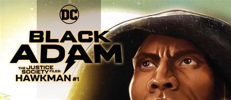 REVIEW Black Adam The Justice Society Files Hawkman 1 COMIC