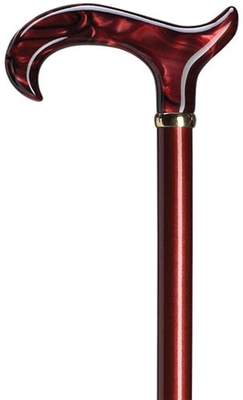 Ladies Ruby Pearl Walking Cane Exquisite Canes