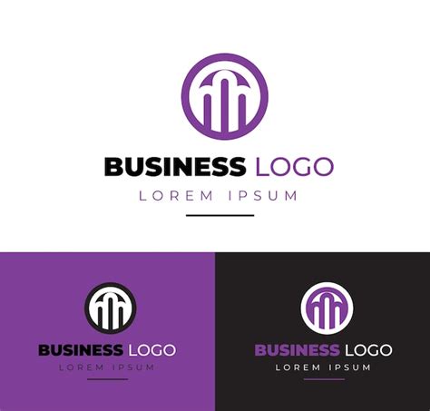 Vetor De Design Do Logotipo Da Empresa Vetor Premium