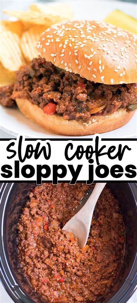 This Old Fashioned Sloppy Joes Recipe Is Made Extra Easy In The Slow Cooker The Me Summer