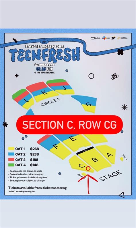 First Row Wts X Cat Stayc St World Tour Concert Section C