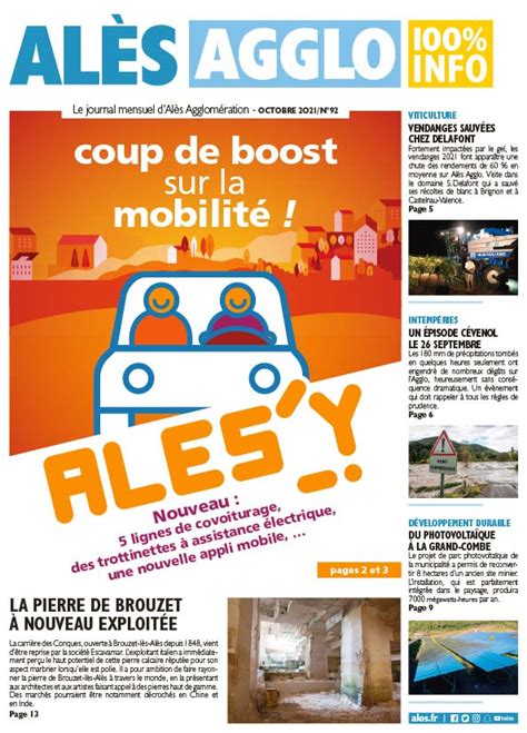 Journal Alès Agglo n92 Octobre 2021 Le Mag