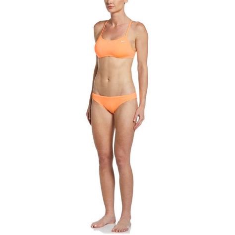 Strój kąpielowy damski Essential Racerback Bikini Set Nike Swim hyper royal