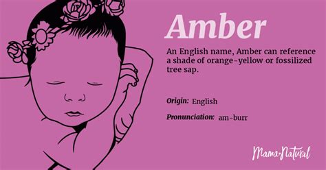 Amber Name Meaning, Origin, Popularity, Girl Names Like Amber - Mama Natural