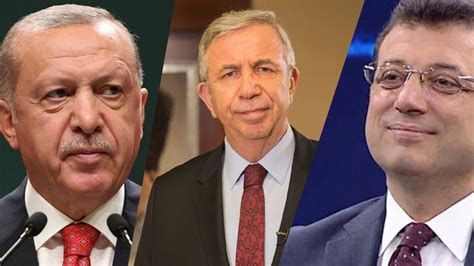 Son Ankette Mansur Yavaş Erdoğan a Fark Attı