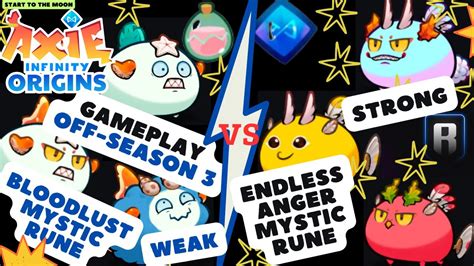 Weak Mystic Bloodlust Vs Strong Mystic Endless Anger Gameplay Off