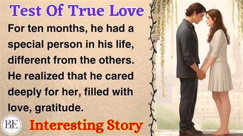 The Test Of True Love Learn English Through Story Level Graded