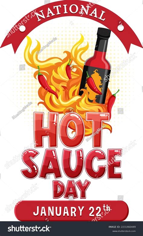 National Hot Sauce Day Banner Design Stock Vector Royalty Free 2231460449 Shutterstock