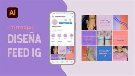 Dise A Un Feed Atractivo De Instagram En Illustrator Youtube