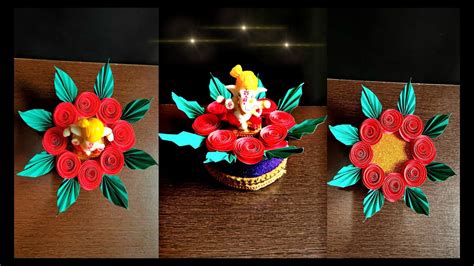 DIY Ganpati Decoration Ganesh Chaturthi Decoration Ideas How To Make