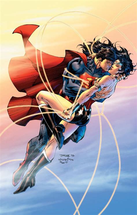 Jim Lee Superman Wonder Woman