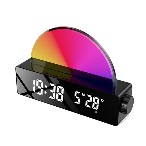 Alarm Clock, Wake Up Light with Simulation Touch Dynamic Atmosphere ...