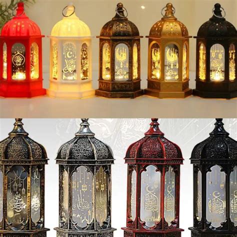 Jual Terbaru Lentera Lampu Led Muslim Hiasan Idul Fitri Ornamen