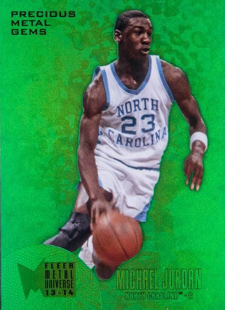 Fleer Retro Michael Jordan Pmg Green Michael Jordan Cards