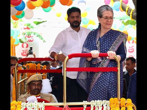 Revanth Reddy Requests Sonia Gandhi To Contest From Telangana In Ls Polls