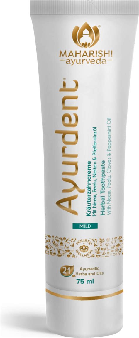 Maharishi Ayurveda Ayurdent Toothpaste Mild 75 Ml Ayurveda 101 Online Shop Uk