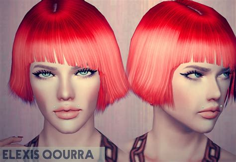 Alesso Dreams Skysims 194 Elexis Qourratronlegacy Hairstyle Retextured By Whitecrow Sims 3 Hairs