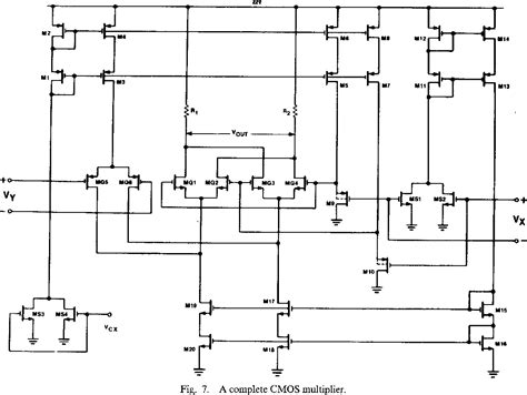 Figure 1 From A 20 V Four Quadrant CMOS Analog Multiplier Semantic