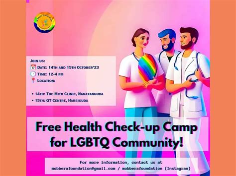 Hyderabad Free Health Camp For Lgbtq Community On Oct