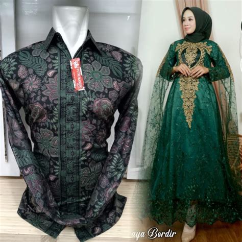 Jual GROSIR KEBAYA TANAH ABANG COUPLE GAMIS SORAYA BORDIR Shopee