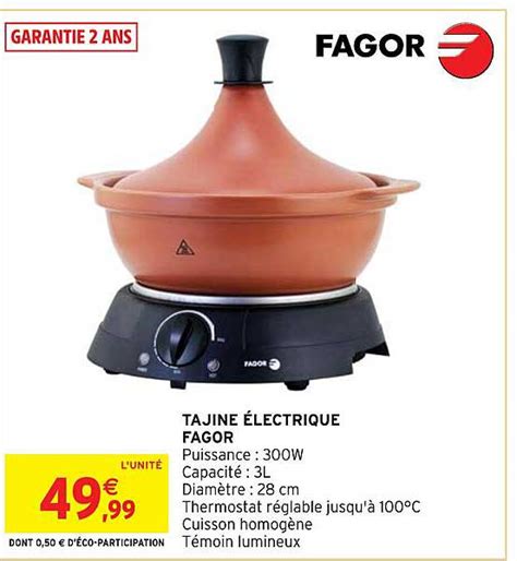 Promo Tajine électrique Fagor chez Intermarché iCatalogue fr