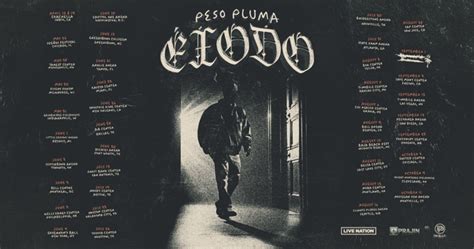 Peso Pluma Bringing Exodo Tour To Bridgestone Arena